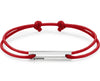 perforated red cord bracelet le 1.7g